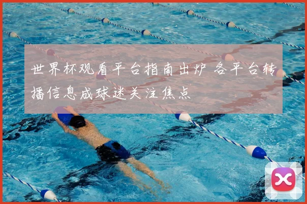 世界杯观看平台指南出炉 各平台转播信息成球迷关注焦点