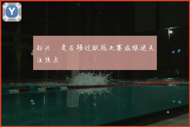 孙兴慜是否踢过欧冠决赛成球迷关注焦点